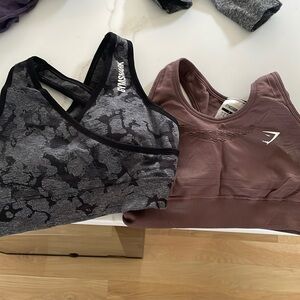 Two small like new Gymshark sports bras